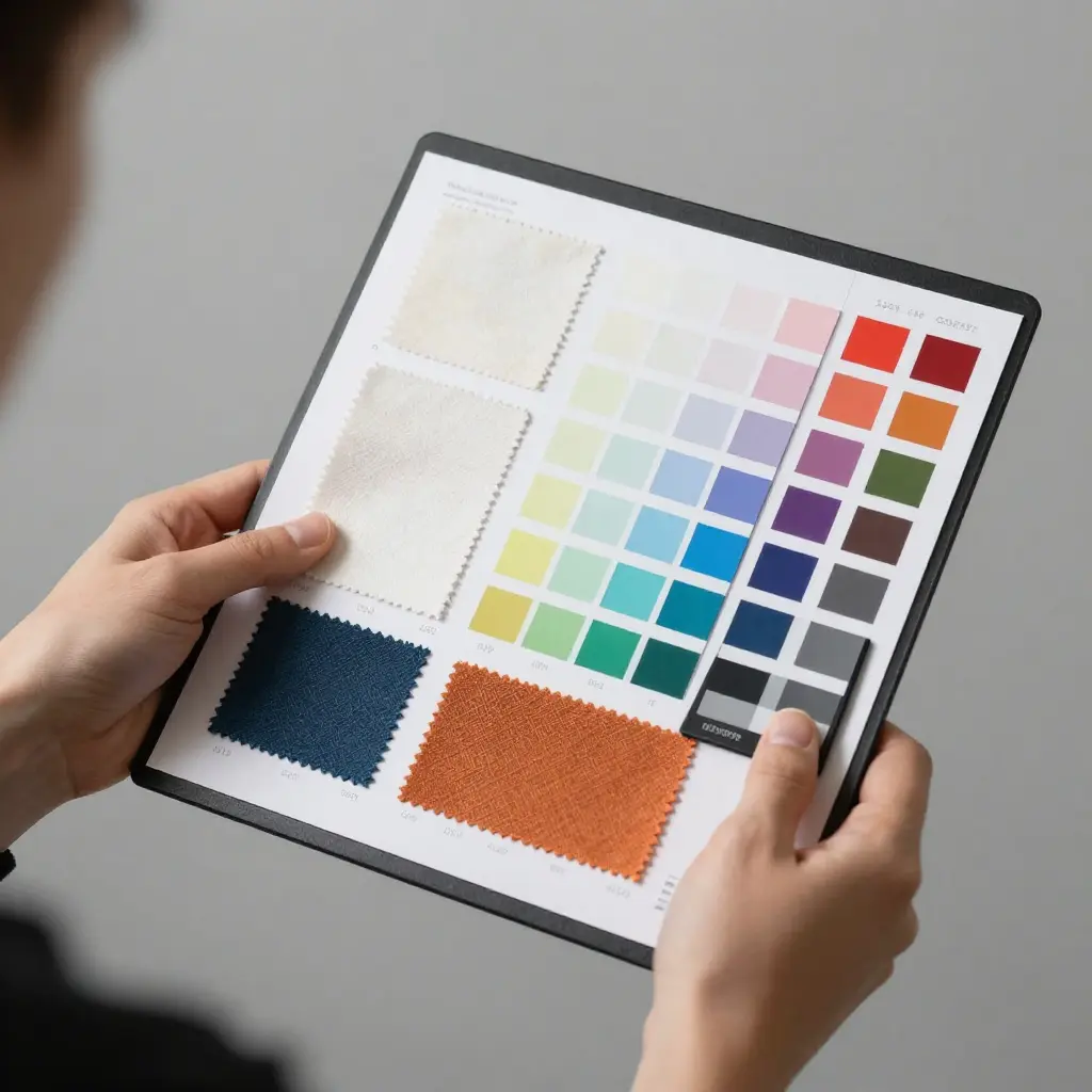 Color analysis session