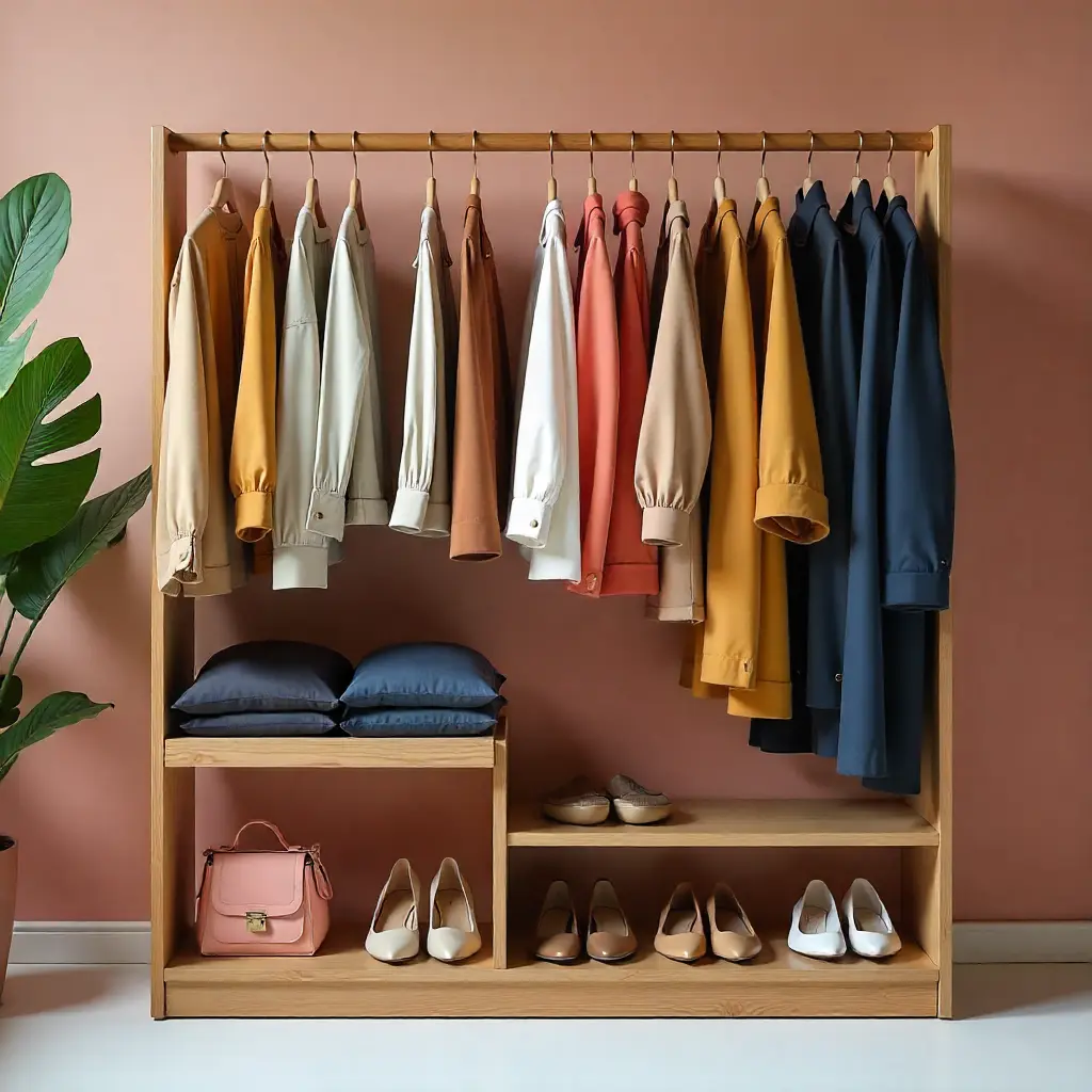 Wardrobe decluttering session